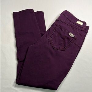 Seven7 Blue Cropped Ankle Jeans with Whiskering